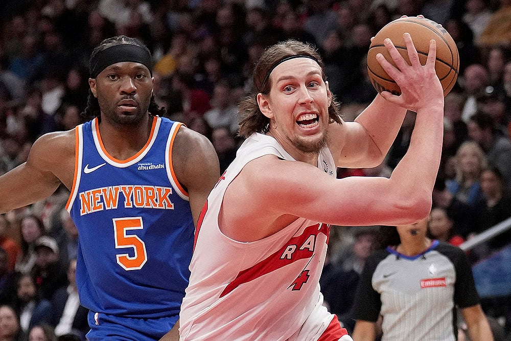 NBA New York Knicks vs Toronto Raptors basketball game photos: Kelly Olynyk