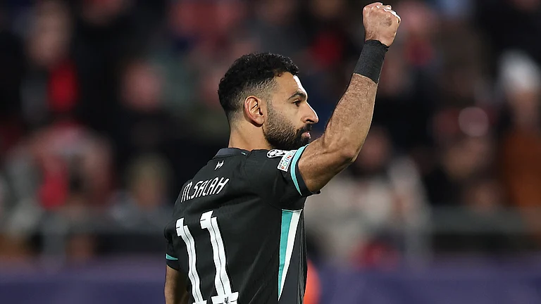 Mohamed Salah scored again - null