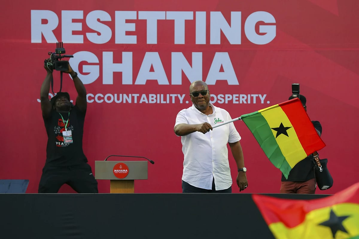 Ghanas former president John Dramani Mahama