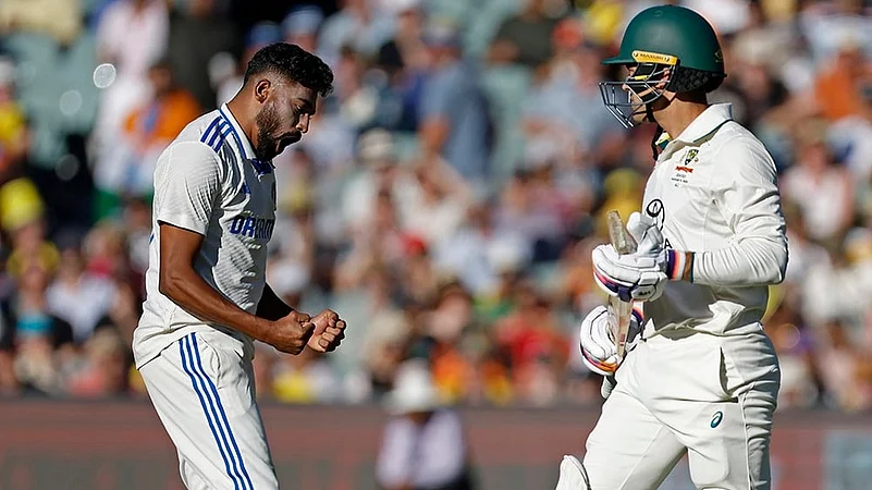 Border-Gavaskar Trophy India Vs Australia 2nd Test cricket match Day 2 photo: Mohammed Siraj