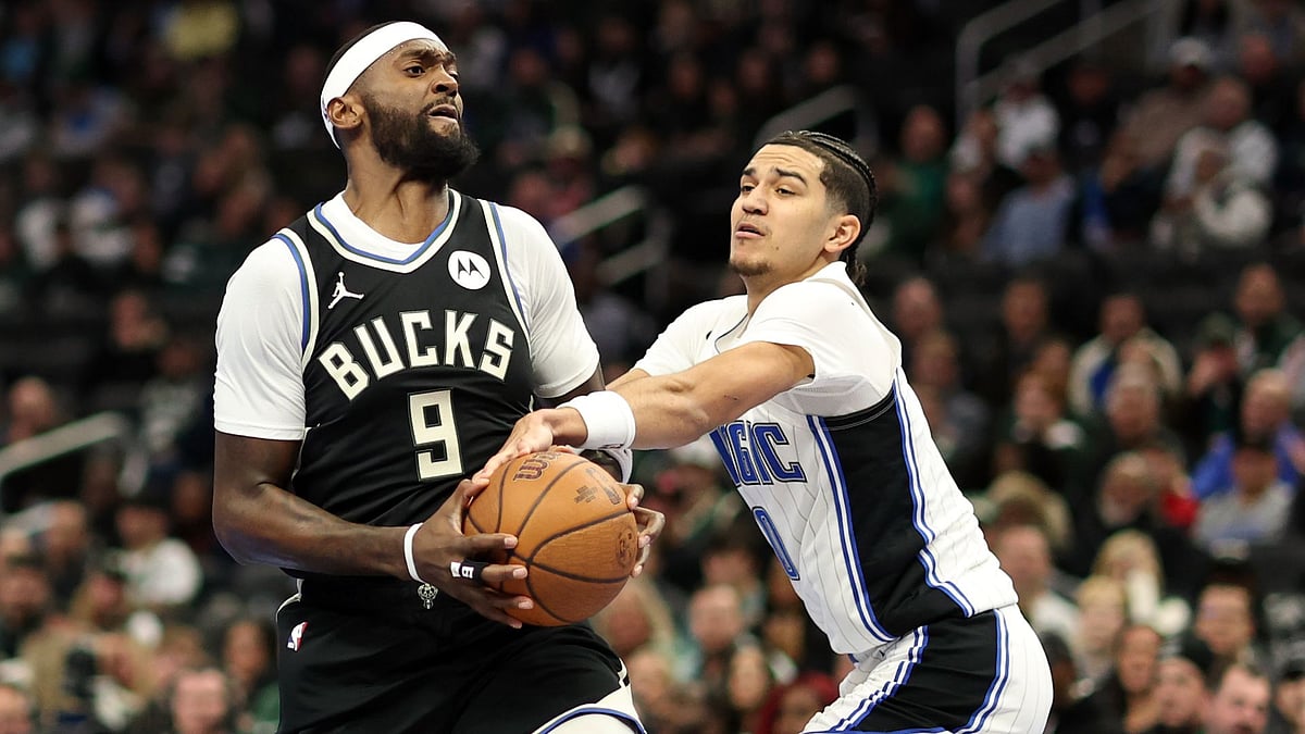 Bobby Portis in action against the Orlando Magic