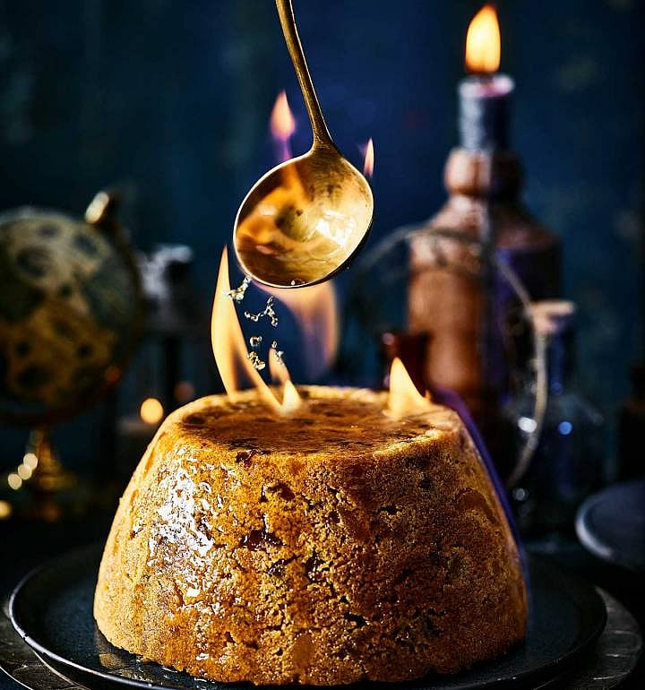 Lighting a Pudding in the UK