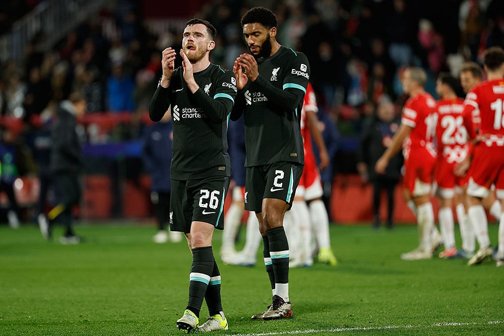 | Photo: AP/Joan Monfort : UEFA Champions League 2024-25: Liverpool Vs Girona