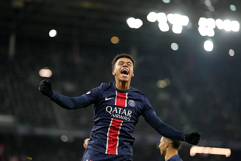 UEFA Champions League soccer PSG Vs FC Red Bull Salzburg football match pics: