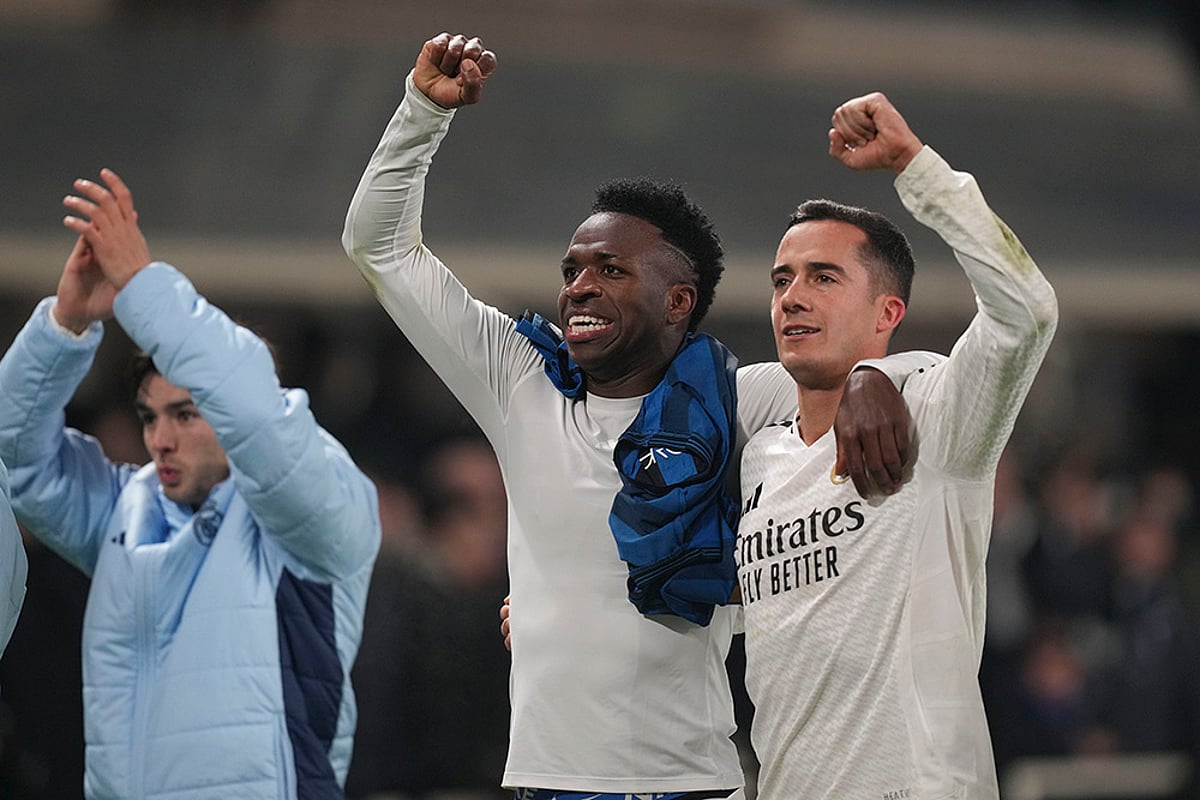 UEFA Champions League soccer Atalanta vs Real Madrid football match pics