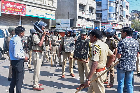 Protest over damage to Constitution replica