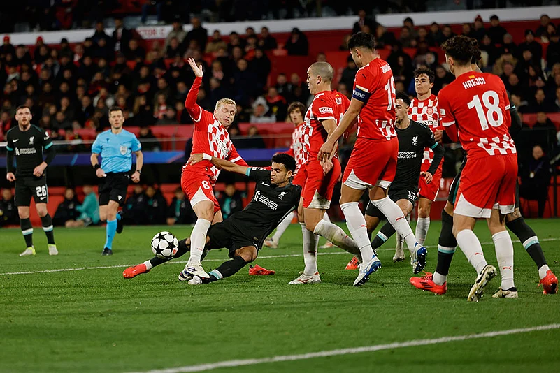 Champions League Soccer Match