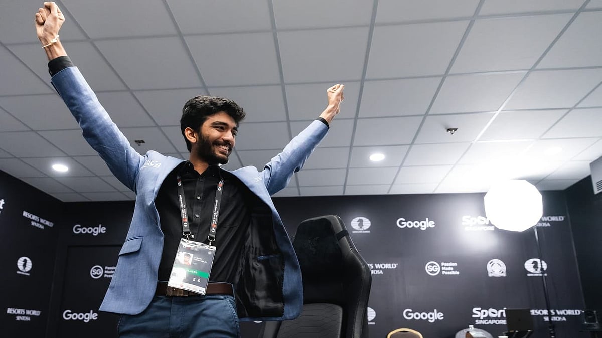 D Gukesh becomes the youngest World Chess Champion.