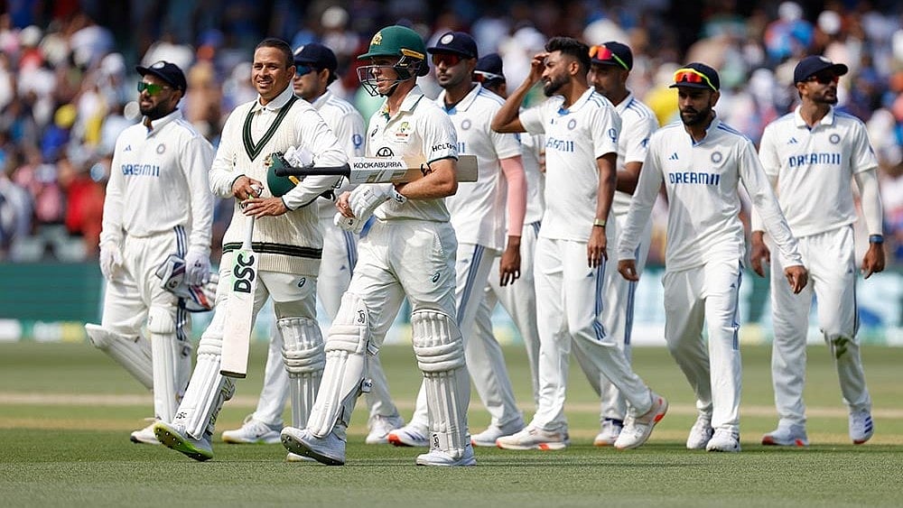 | Photo: AP/James Elsby : India Vs Australia: The series is level at 1-1 going into the third Test at The Gabba.
