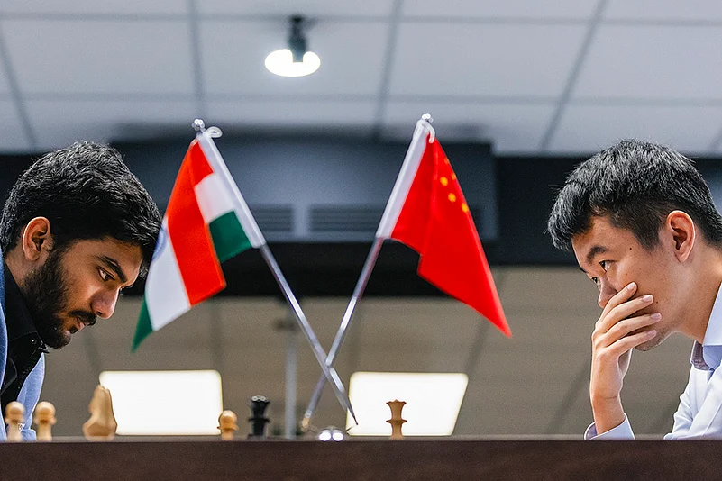 FIDE World Chess Championship 2024 Indias D Gukesh vs China’s Ding Liren 14th game pics: 8