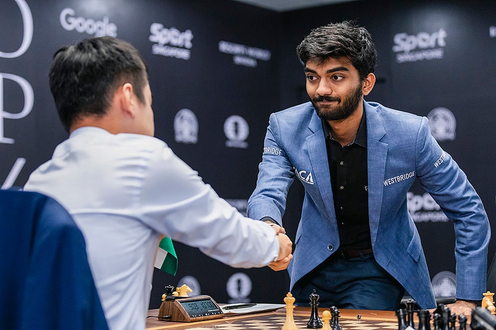 FIDE World Chess Championship 2024 Indias D Gukesh vs China’s Ding Liren 14th game pics: 4