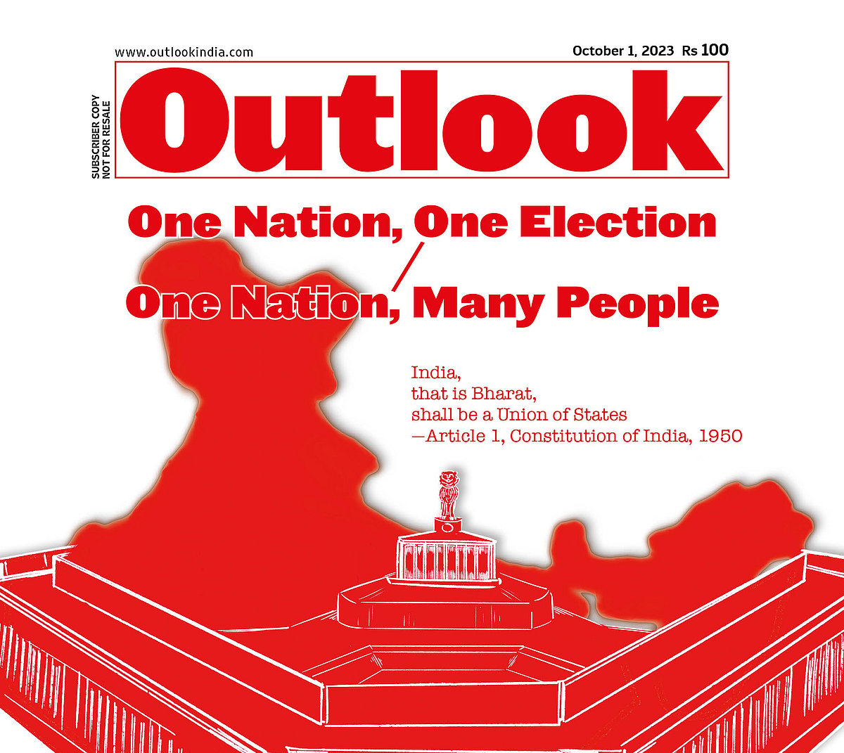 Outlook Edition On One Nation One Election