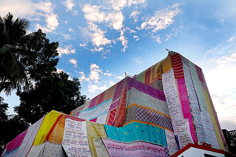 Kanthar Ghar, an initiative by the young artists of GABAA along with kantha weaver women of Shantiniketan