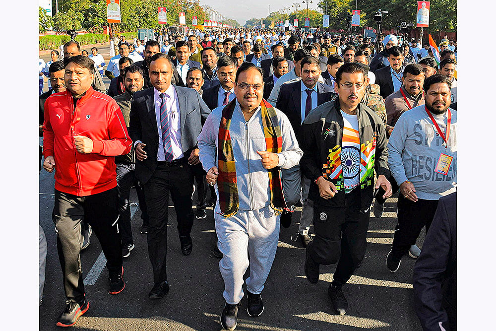 Run for Viksit Rajasthan marathon in Jaipur