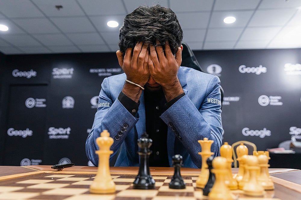 FIDE World Chess Championship 2024 Indias D Gukesh vs China’s Ding Liren 14th game pics: 3