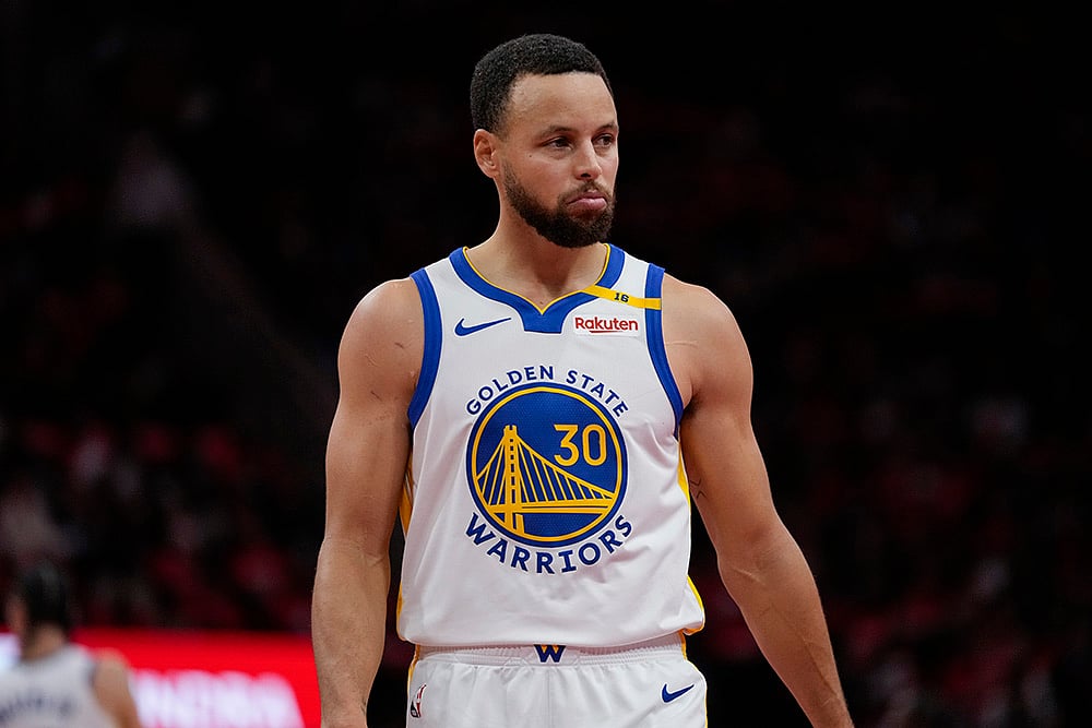 NBA Cup semifinals Houston Rockets vs Golden State Warriors basketball game pics: Stephen Curry 