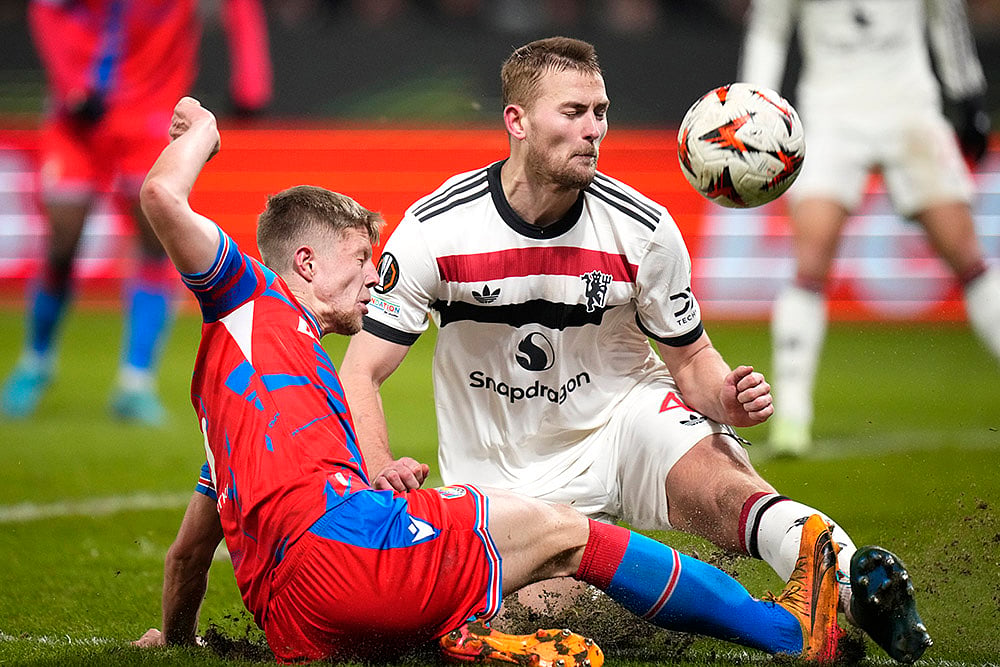 UEFA Europa League soccer Manchester United vs Viktoria Plzen football gallery: Lukas Cerv