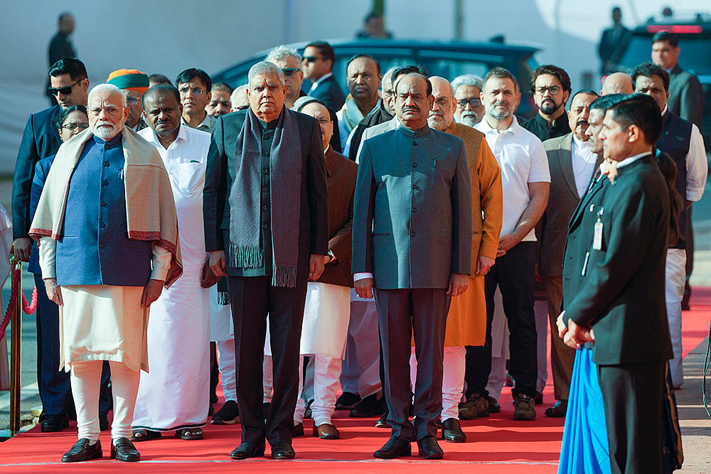 23 Years Since 2001 Parliament Attack, Tribute to Parliament attack martyrs in Photos: Om Birla