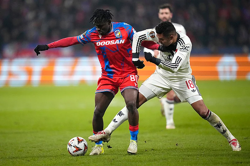 UEFA Europa League soccer Manchester United vs Viktoria Plzen football gallery: Casemiro