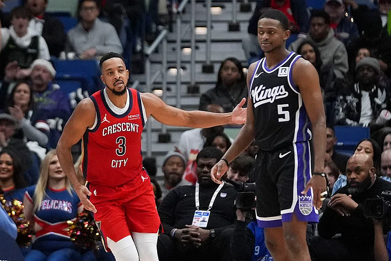 Sacramento Kings vs New Orleans Pelicans NBA basketball game photos: CJ McCollum