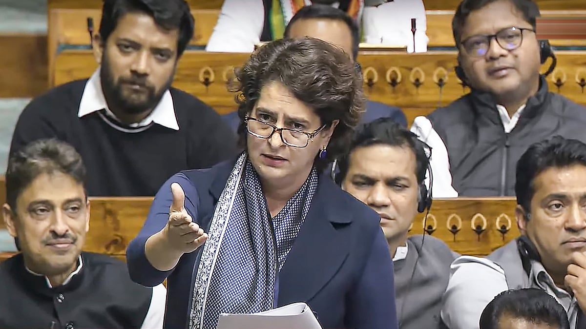 Paper Leak Bill Debate: Priyanka Gandhi Vadra Slams Govt On Jobs, Education, Pellet Guns - AP
