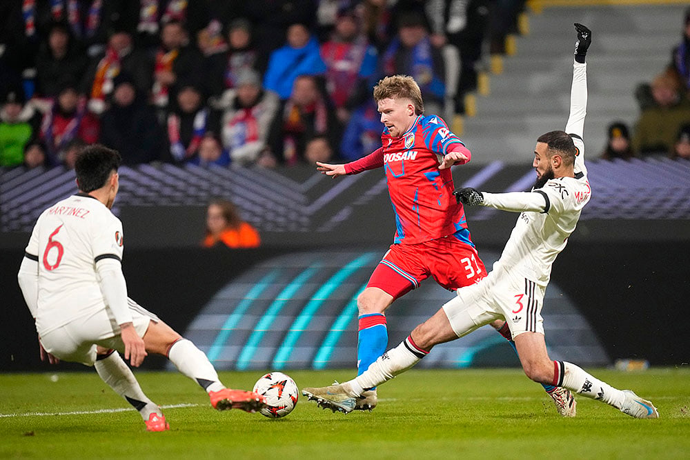 UEFA Europa League soccer Manchester United vs Viktoria Plzen football gallery: Pavel Sulc