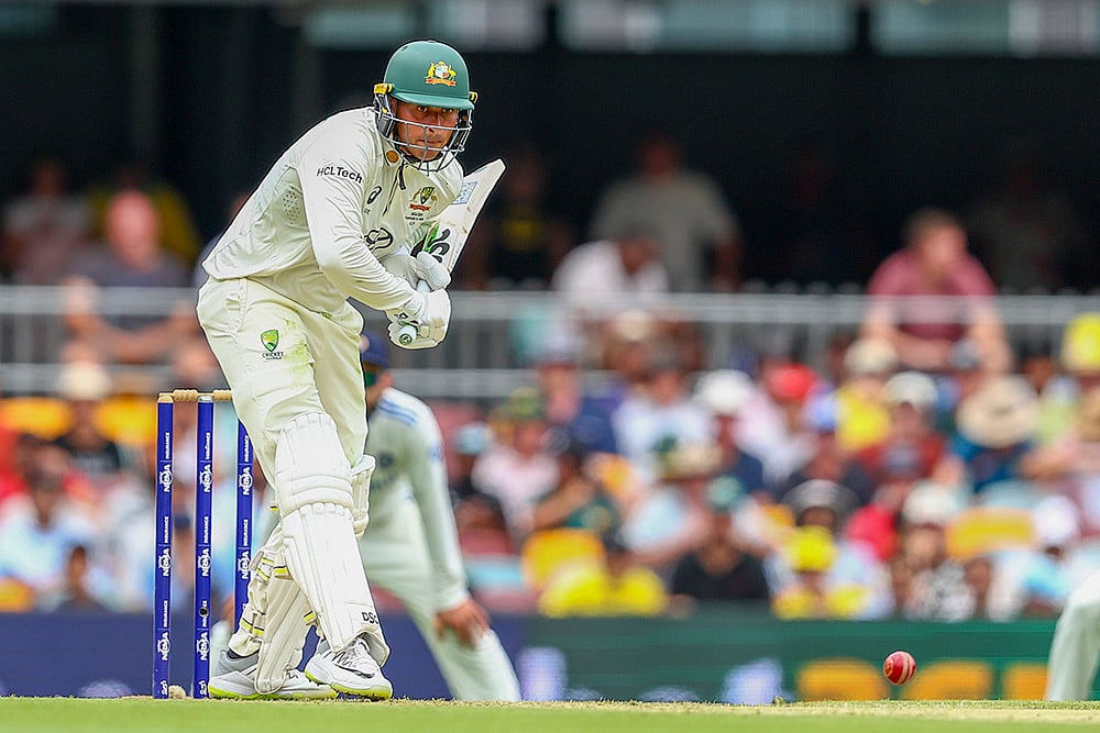 Border-Gavaskar cricket series at Gabba in Brisbane IND Vs AUS 3rd Test Day 1 Pics: Usman Khawaja