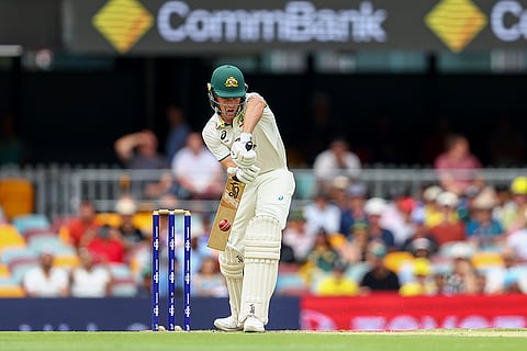 India Vs Australia, 3rd Test Day 1: Australia's Nathan McSweeney bats during play