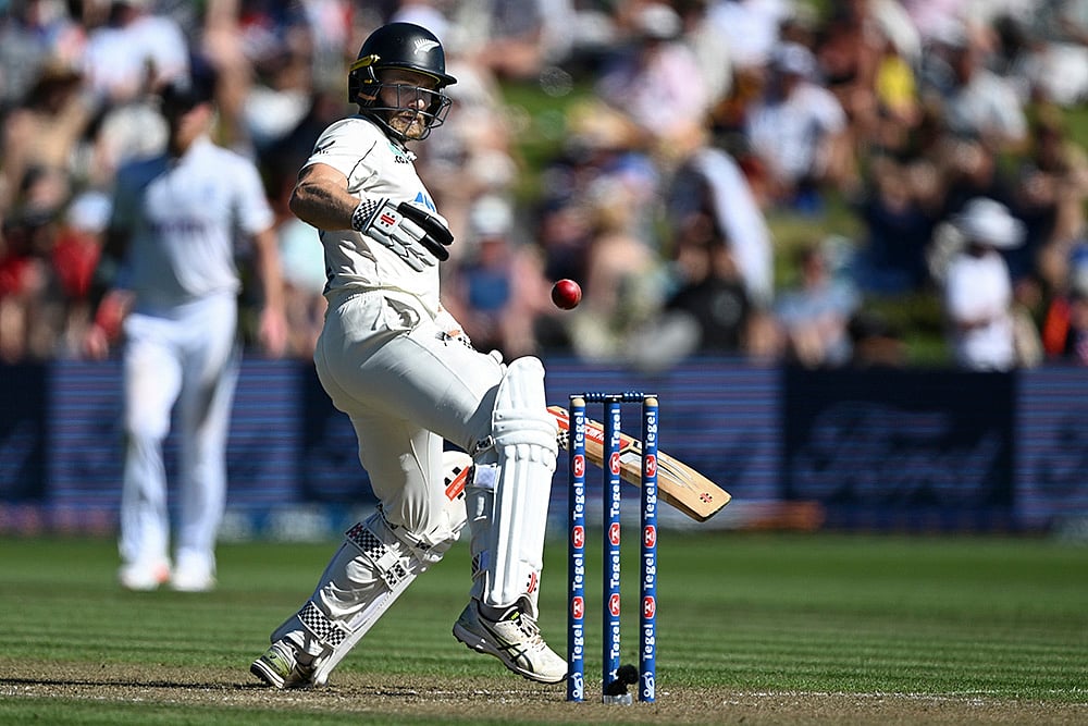 New Zealand vs England 3rd Test Cricket match Day 1 photo: Kane Williamson