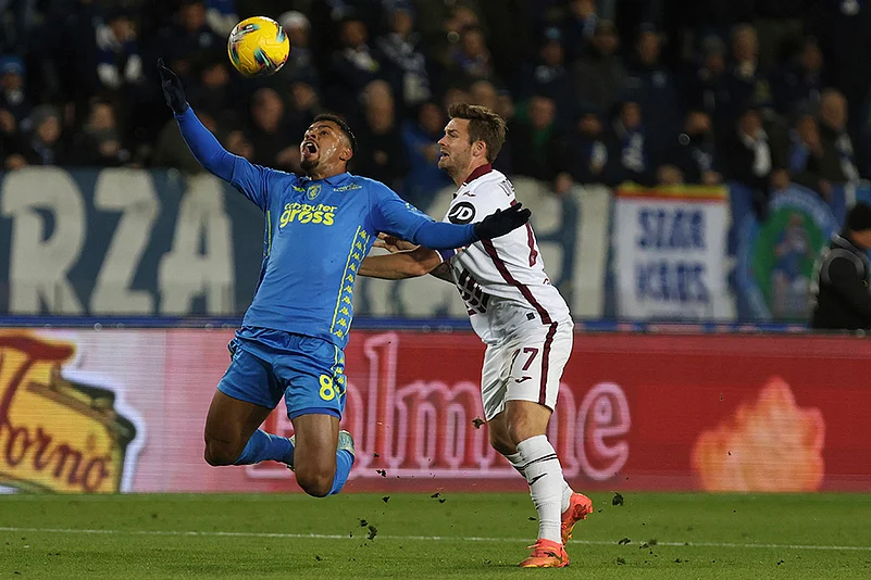 Italy soccer Serie A 2024-25 Empoli vs Torino football match pics: Karol Linetty