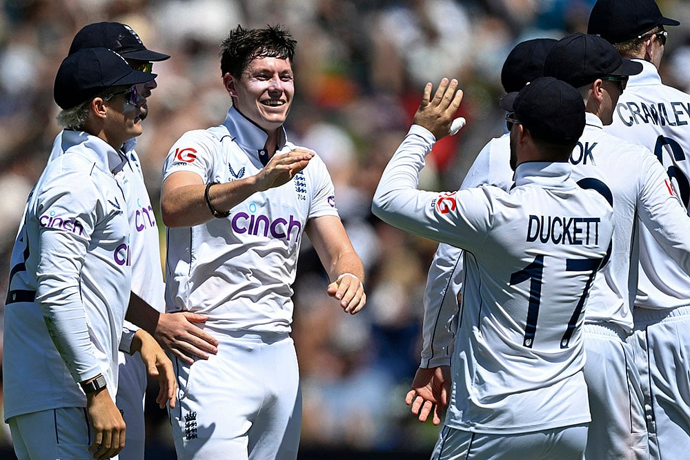 New Zealand vs England 3rd Test Cricket match Day 1 photo: Matthew Potts