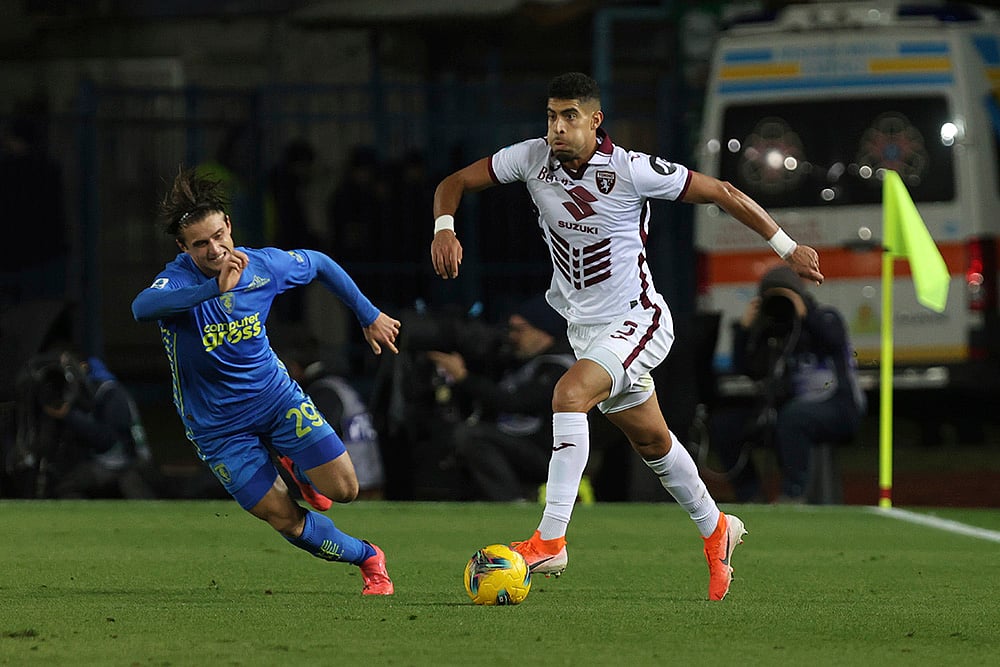 Italy soccer Serie A 2024-25 Empoli vs Torino football match pics: Antonio Sanabria