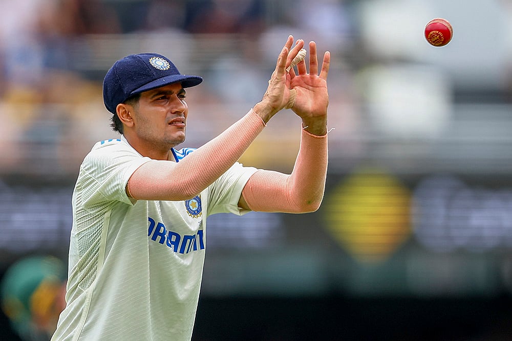 Border-Gavaskar cricket series at Gabba in Brisbane IND Vs AUS 3rd Test Day 1 Pics: Shubman Gill 