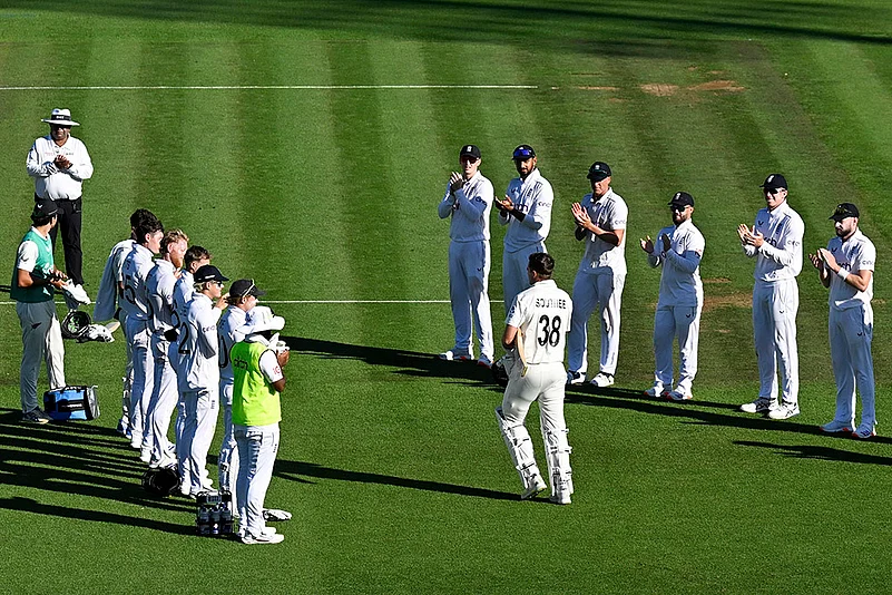 New Zealand vs England 3rd Test Cricket match Day 1 photo: Tim Southee
