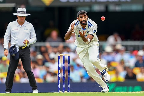 India Vs Australia, 3rd Test Day 1: India's Jasprit Bumrah reaches out to field the ball 