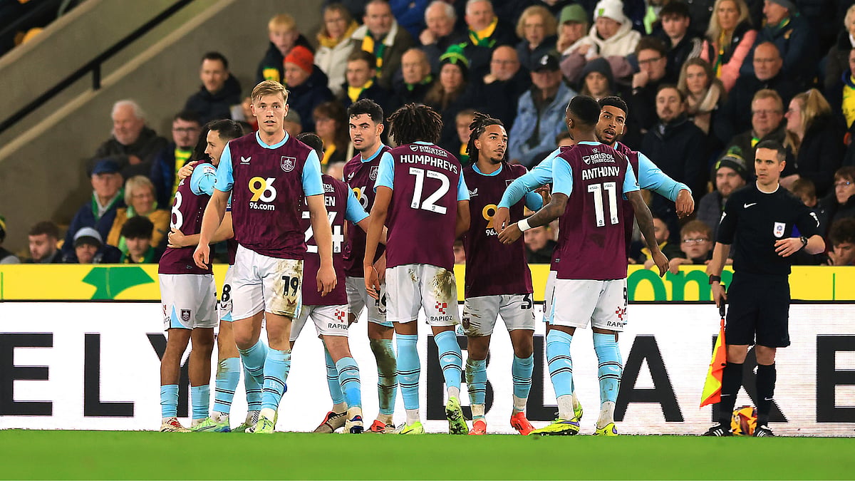 Burnley moved up to third in the Championship