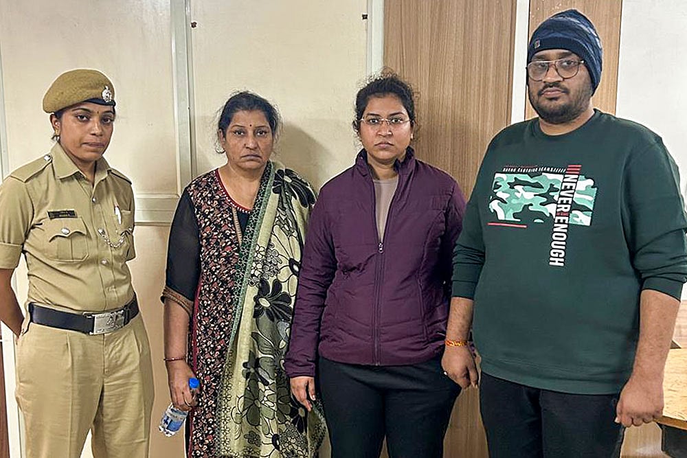| Photo: PTI : Techie suicide case: Wife, her mother and brother were arrested on December 14, 2024.