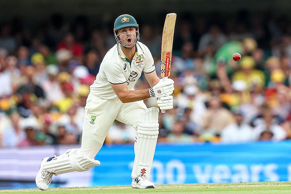 Australia vs India 3rd Test Day 2 Mitchell Marsh