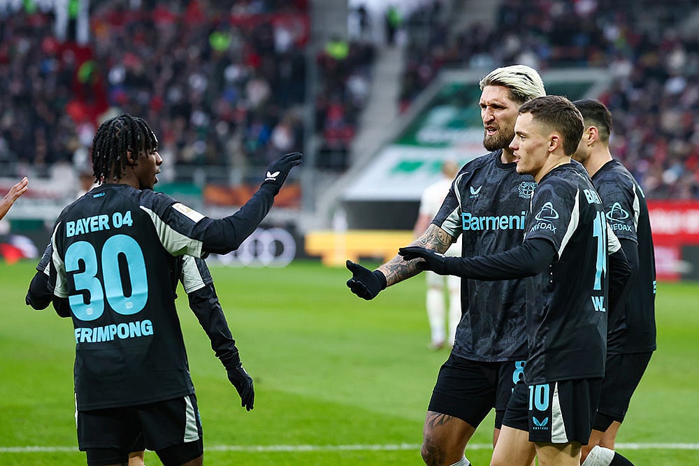 | Photo: Daniel Löb/DPA via AP : Germany Soccer Bundesliga: FC Augsburg vs Bayer Leverkusen