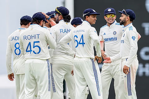 India Vs Australia, 3rd Test Day 2: Indian players celebrates the wicket of Australia's Marnus Labuschagne 