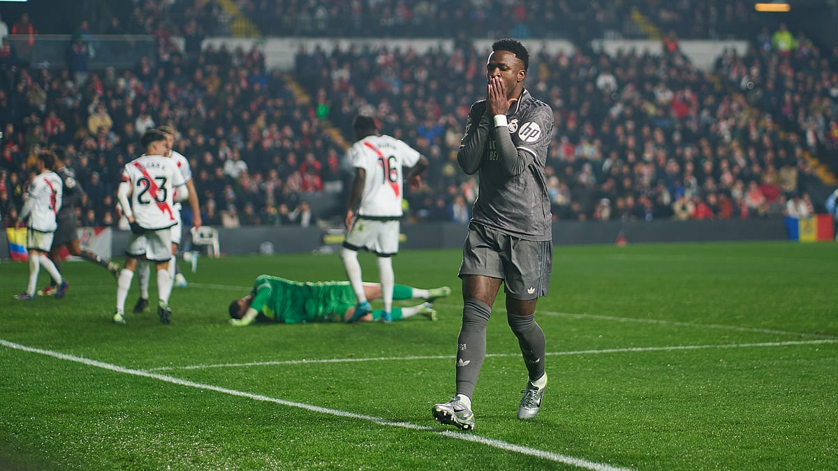 Vinicius Junior was unable to guide Real Madrid to victory versus Rayo Vallecano.