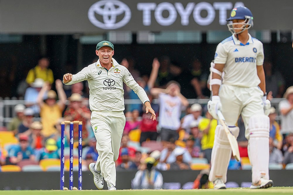 Border-Gavaskar cricket series at Gabba in Brisbane IND Vs AUS 3rd Test Day 3: Marnus Labuschagne