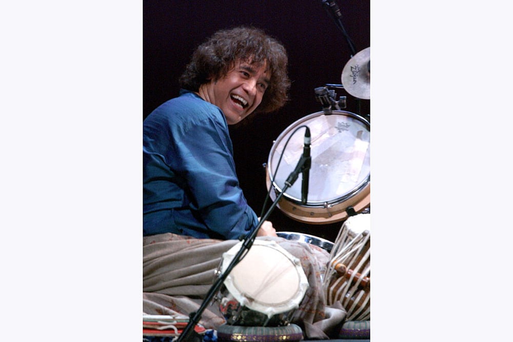 Indian tabla player and composer Zakir Hussain photo_5