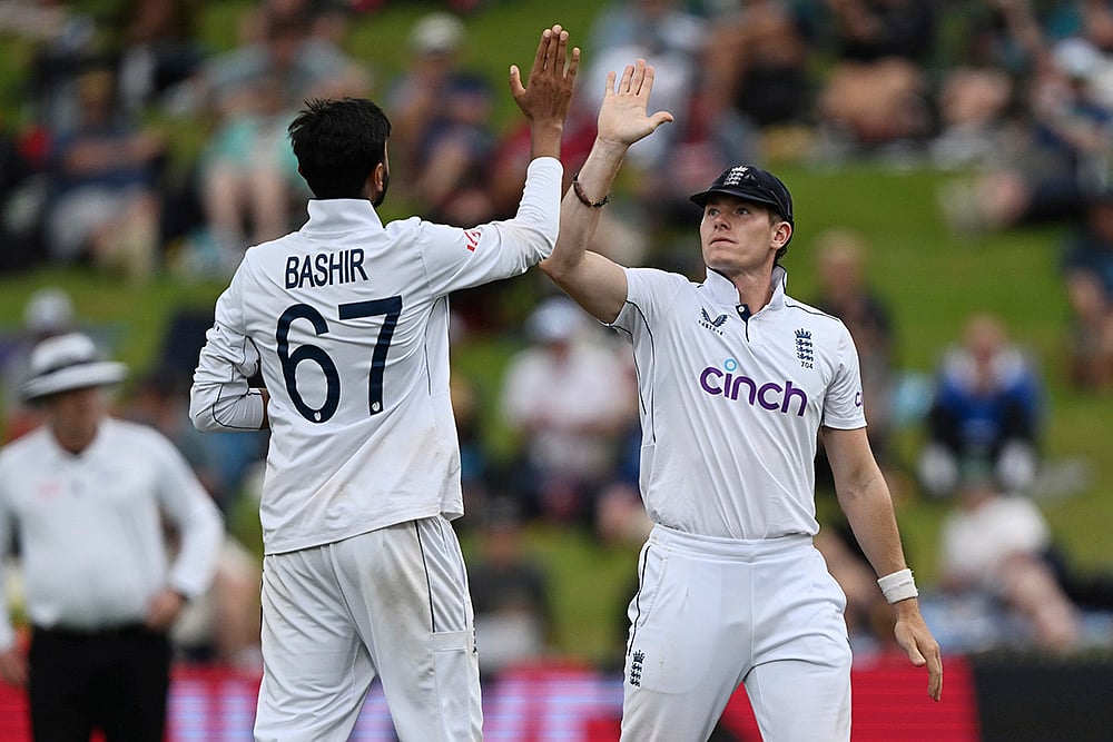 New Zealand Vs England 3rd Test Cricket Day 3 photos from Hamilton: Shoaib Bashir