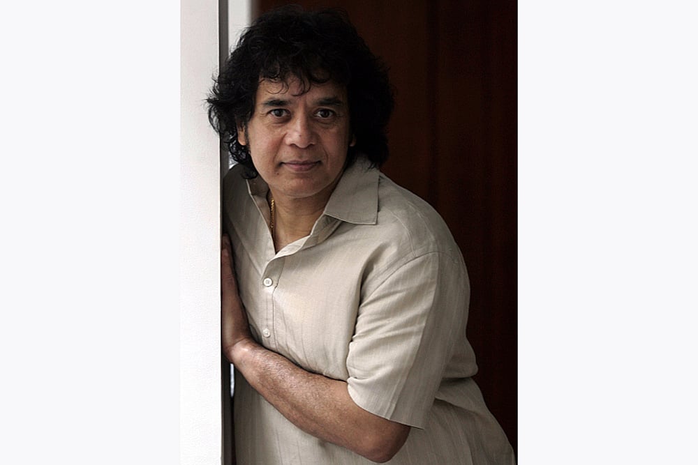 Indian tabla player and composer Zakir Hussain photo_9