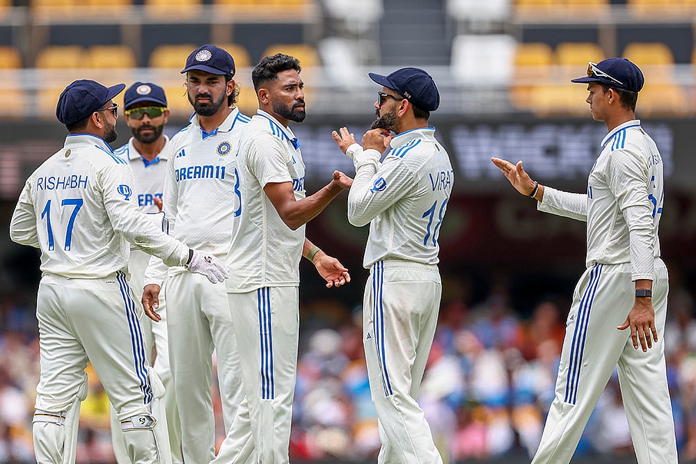 Border-Gavaskar cricket series at Gabba in Brisbane IND Vs AUS 3rd Test Day 3 Pics: Mohammed Siraj