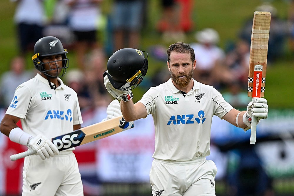 New Zealand Vs England 3rd Test Cricket Day 3 photos from Hamilton: Kane Williamson