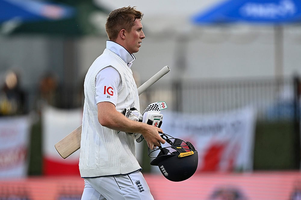 New Zealand Vs England 3rd Test Cricket Day 3 photos from Hamilton: Zak Crawley