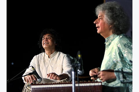 Pt. Shiv Kumar Sharma and Zakir Hussain 
