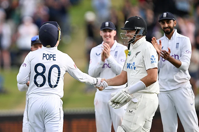 New Zealand Vs England 3rd Test Cricket Day 3 photos from Hamilton: Tim Southee